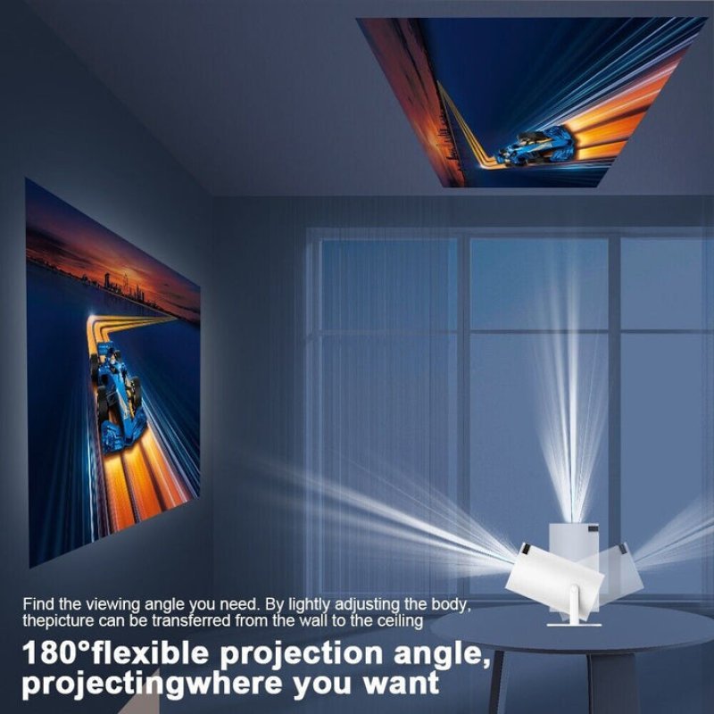 Projecteur Intelligent Avec Luminosité 4k, Double Wi-fi Hd Home Cinéma