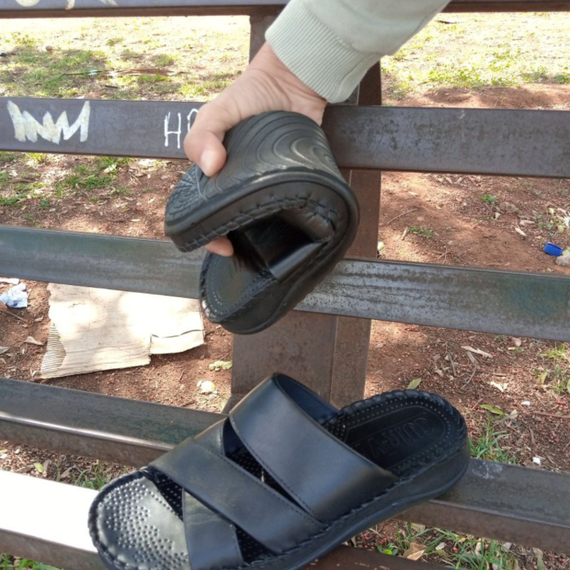 صندالة ميدكال مصنوعة من الجلدH03