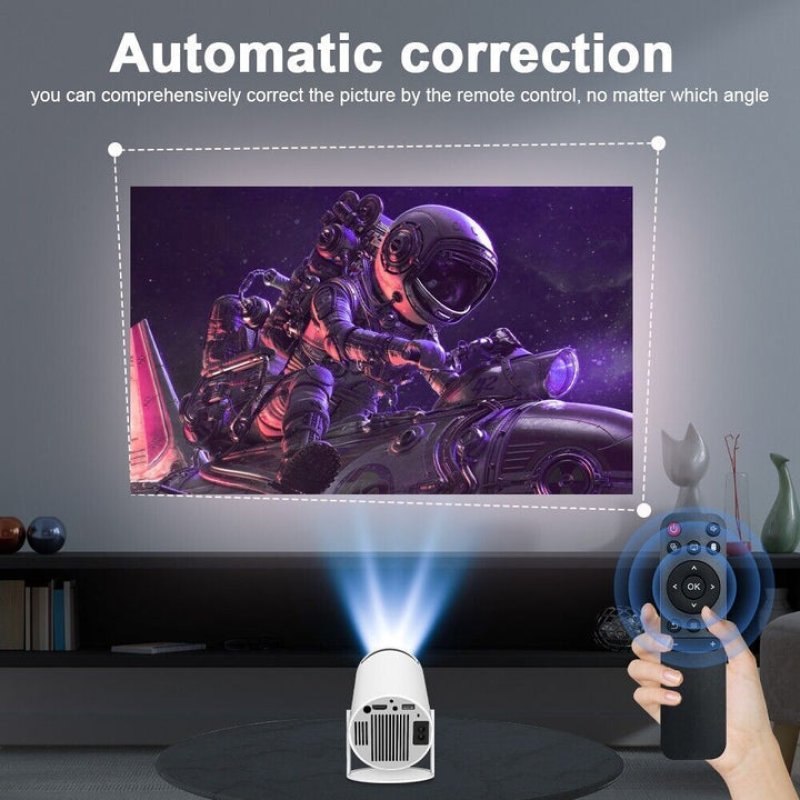 Projecteur Intelligent Avec Luminosité 4k, Double Wi-fi Hd Home Cinéma
