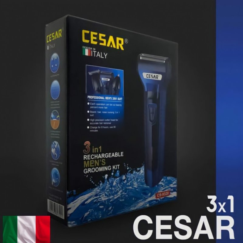 آلة الحلاقة 3 في 1 ذات التصميم الرائع Cesar